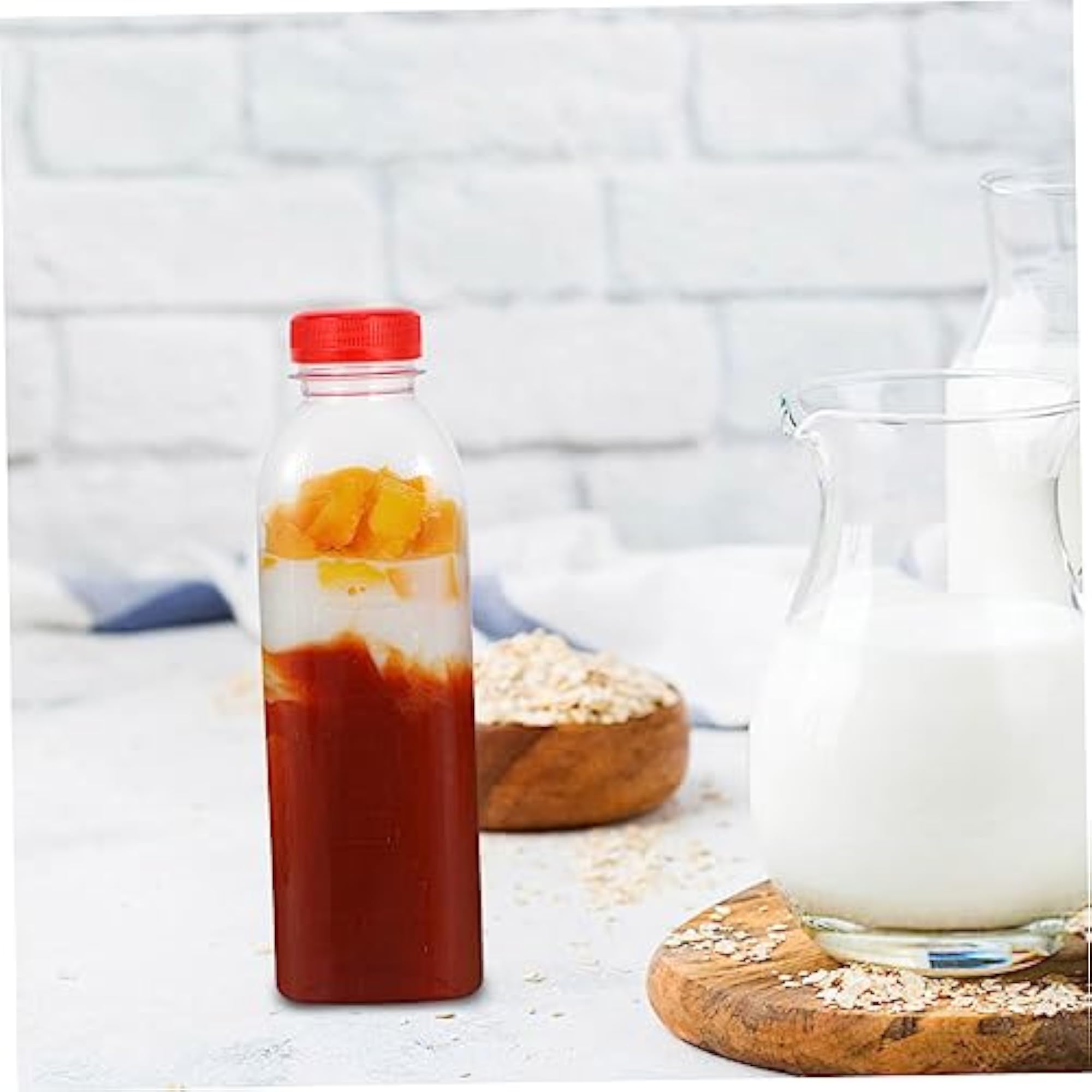 10pcs Disposable Plastic Bottles for Beverages